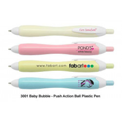 3001 Baby Bubble - Push Action Ball Plastic Pen, Promotional Gifts, Promotional Gift, Singapore